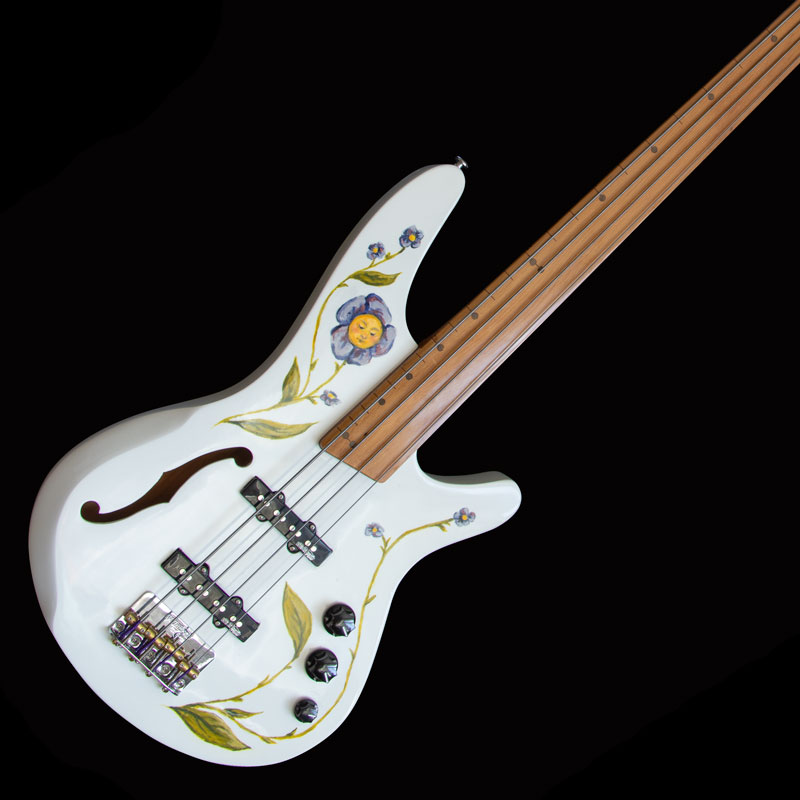 Figured Maple Top P90 Guitar Build