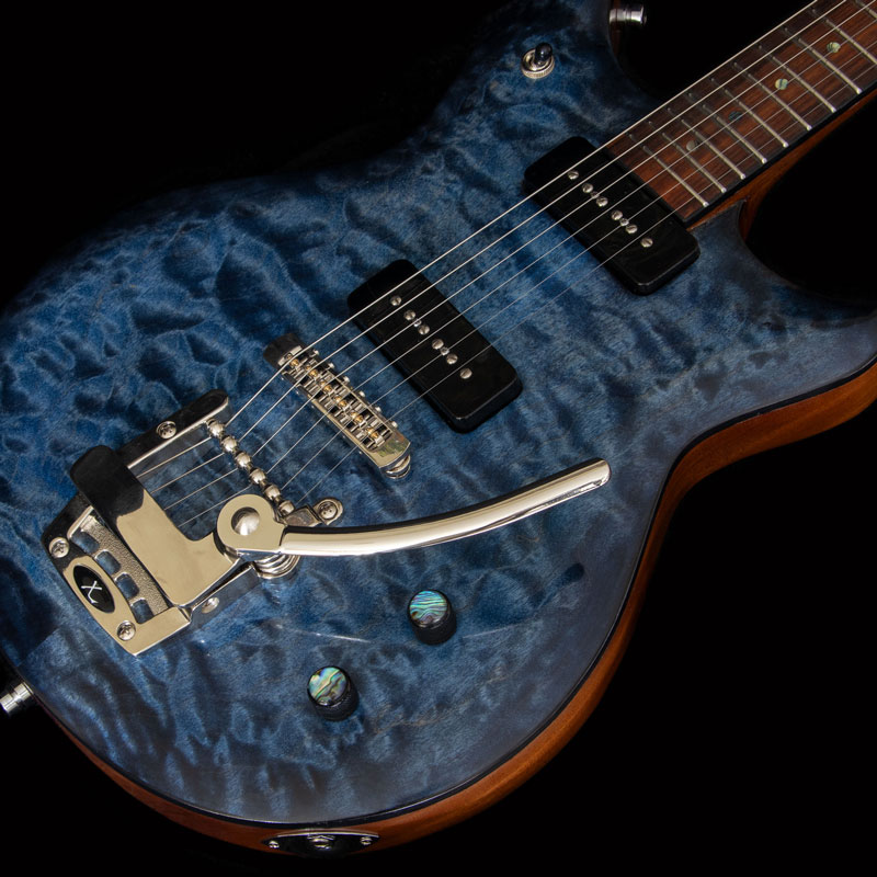 Figured Maple Top P90 Guitar Build
